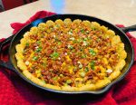 Sausage & Bacon Tater Tot Breakfast Pizza